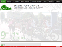 Tablet Screenshot of lombers-sports-nature.org